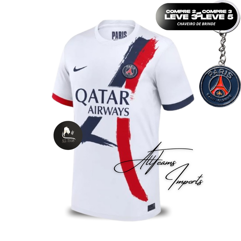 Camisa de Futebol Masculina PSG Away 2024/25