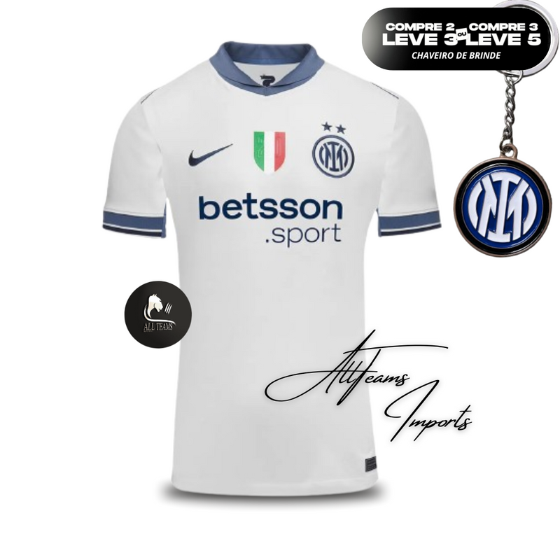 Camisa de futebol reserva masculina do Inter de Milão 2024/25 (Masculino)