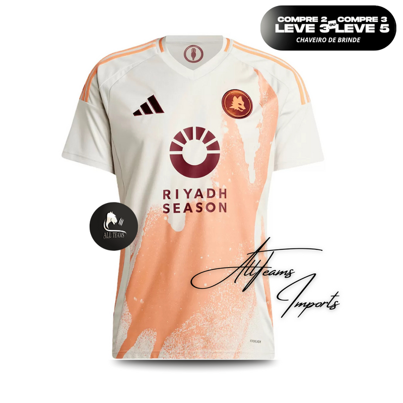 Camisa de futebol reserva da Roma masculina 2024/25 (Masculino)