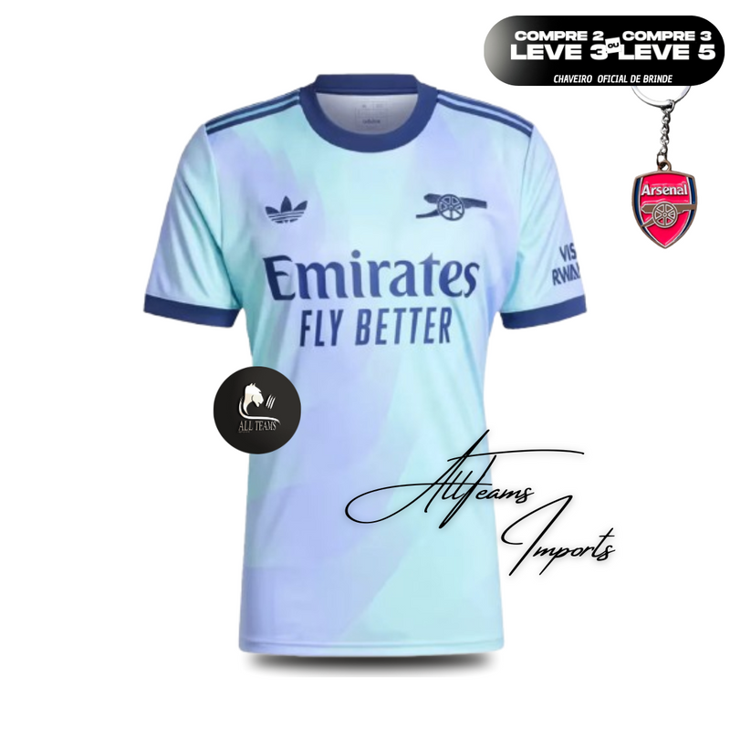 Arsenal Third Away Soccer Jersey 2024/25 (Cópia)