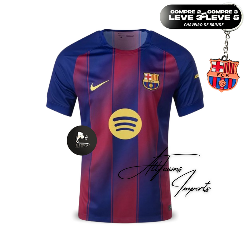 Camisa Barcelona Titular 2025/26 Masculino