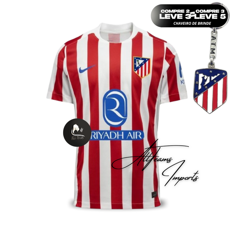 Camisa Home Masculina do Atlético de Madrid 2025/26