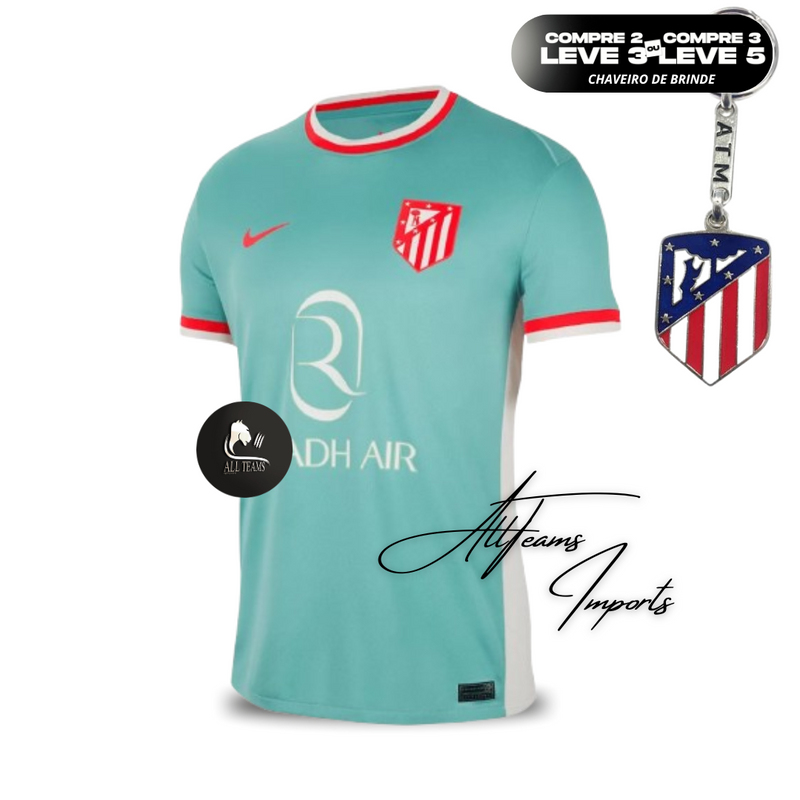 Men's Atletico Madrid Away Soccer Jersey 2024/25 (Masculino)