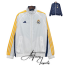 Jaqueta Corta Vento 2em1 Real Madrid 24/25 (Frente e Verso)