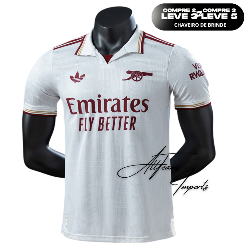 Camisa II Arsenal Jogador Autentic 25/26 (Masculino) - Allteams Imports