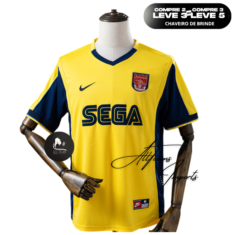 Camisa Arsenal Retro 2000 - Allteams Imports