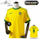 Camisa Retrô Brasil 1998 - Craque RONALDO FENÔMENO - Personalizada