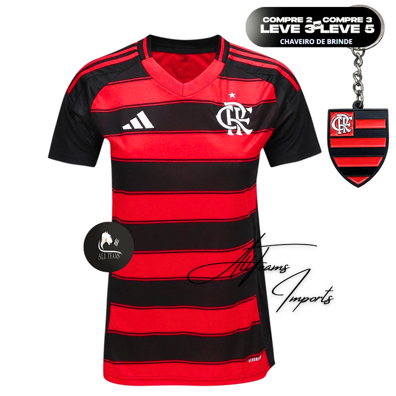 Camisa Torcedor Flamengo 25/26 (Feminina)