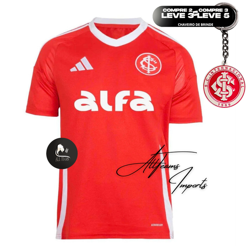 Camisa Internacional  (ALFA) 25/26 Torcedor Masculina – Allteams Imports