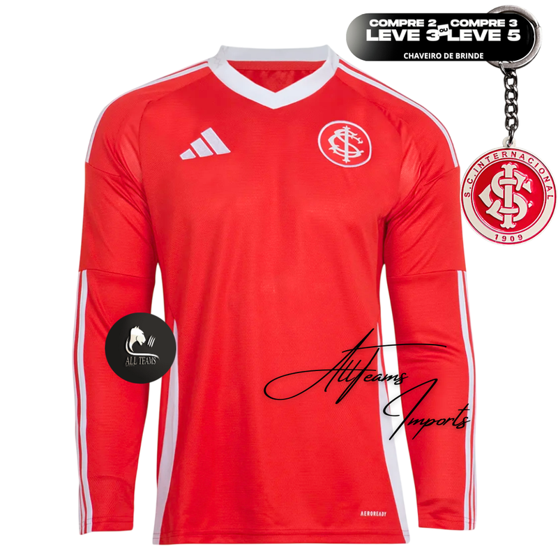 Camisa Manga Longa internacional 25/26 - Allteams Imports
