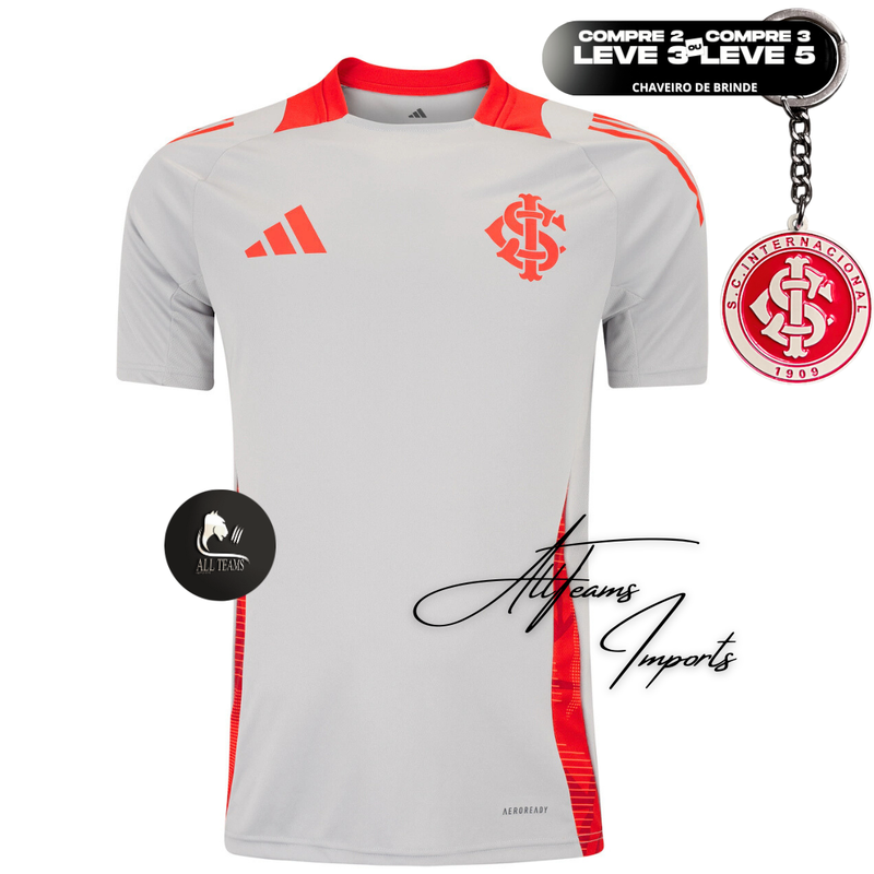 Camisa Internacional Treino 25/26 - Torcedor Masculino - Allteams Imports