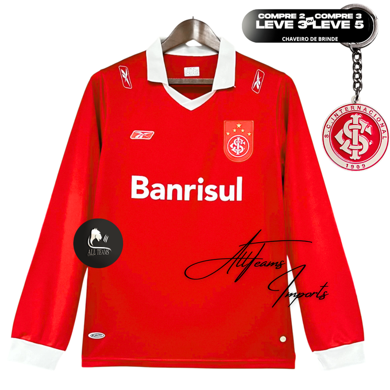 Camisa Internacional  Retro 2006 - Manga Longa - Allteams Imports