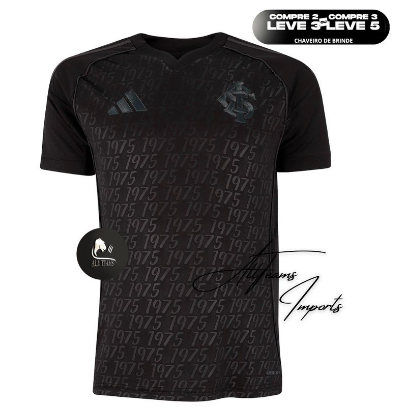 Camisa do Internacional III 25/26 Preto - Torcedor Masculino - Allteams Imports