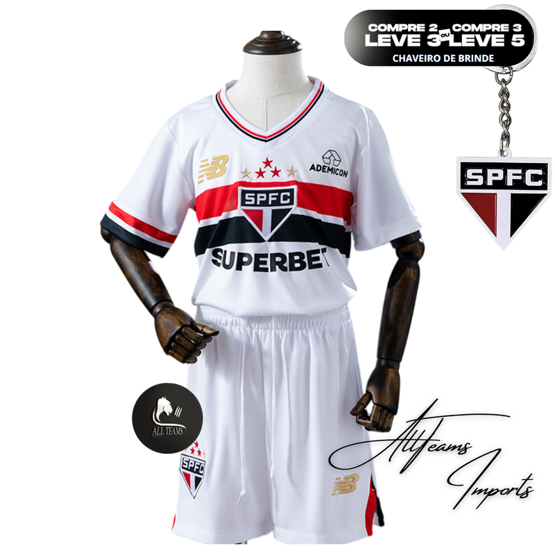 Kit Infantil São Paulo 25/26 Torcedor - Allteams Imports