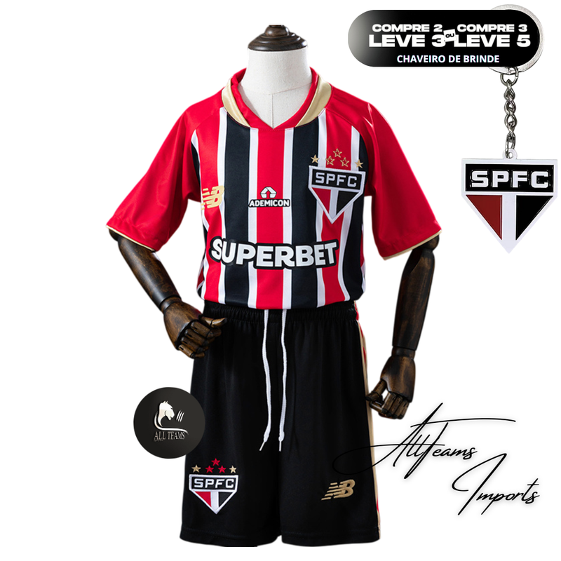 Kit Infantil São Paulo 25/26 Torcedor - Allteams Imports