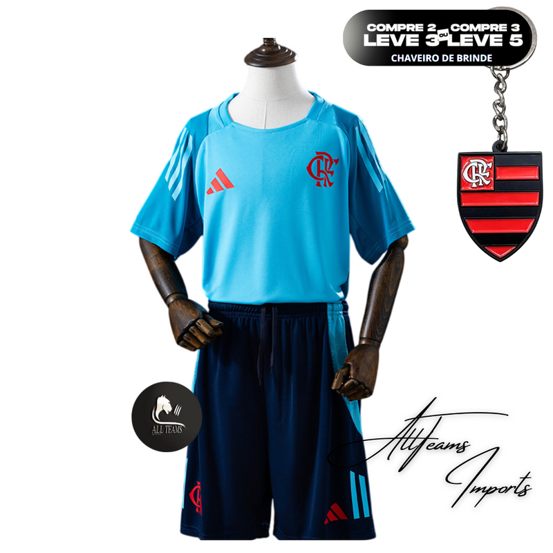Kit Infantil Torcedor Flamengo Treino 25/26