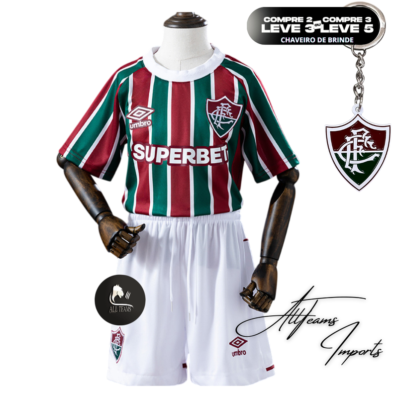 Kit Infantil Fluminense 25/26 Torcedor - Allteams Imports