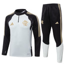 Conjunto de Treino de Inverno Flamengo 2026/27 Branco e Preto