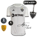 Camisa Torcedor Atlético Mineiro 24/25 + Pacths Libertadores (Masculino)
