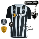 Camisa Torcedor Atlético Mineiro 24/25 + Pacths Libertadores (Masculino)
