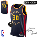 Regata NBA Golden State Warriors Navy City Edition 24/25 Swingman Jersey Stephen Curry 30