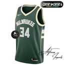 Regata NBA Milwaukee Bucks Icon Edition Jersey Giannis Antetokounmpo 34