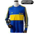 Camisa Retro Boca Juniors 1981 - Manga Longa - Allteams Imports