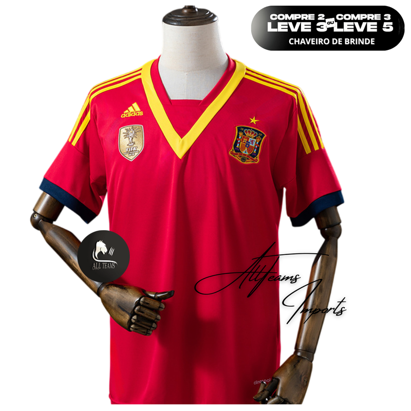 Camisa Retrô Seleção Espanha 2013 - Allteams Imports