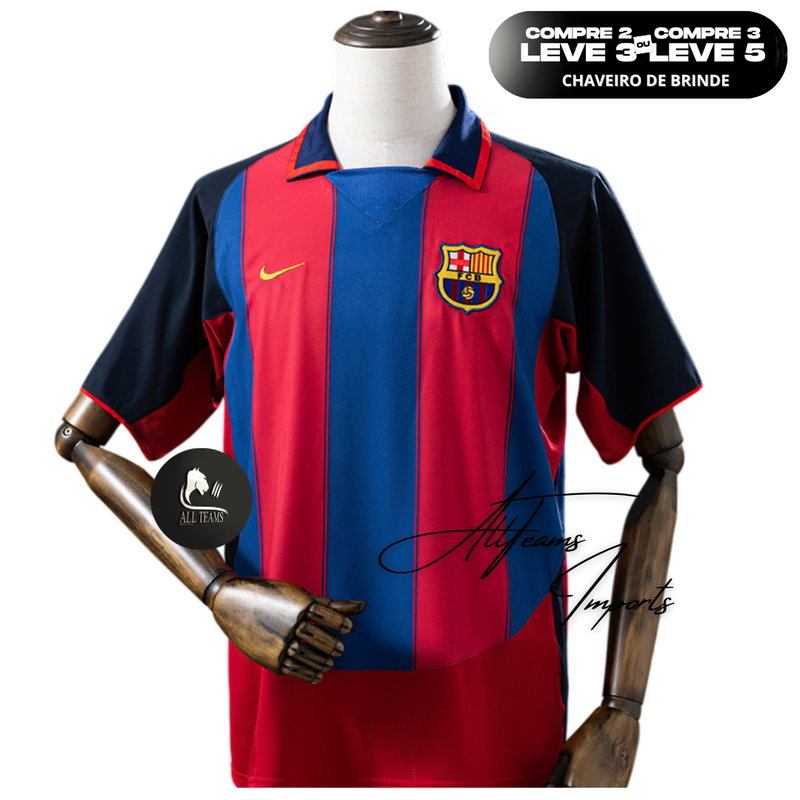 Camisa Retrô Barcelona 2003 - Allteams Imports