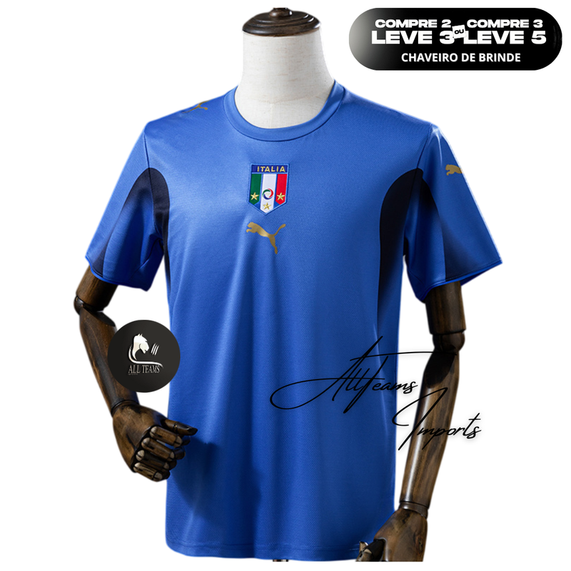 Camisa Retrô Seleção Itália 2006 - Allteams Imports