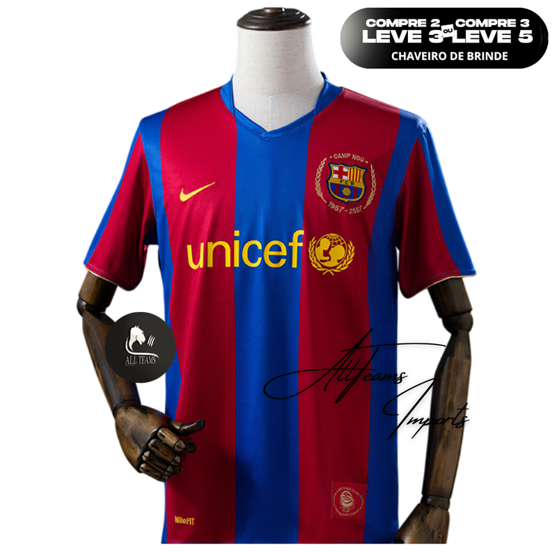 Camisa Retro Barcelona 2007 - Allteams Imports