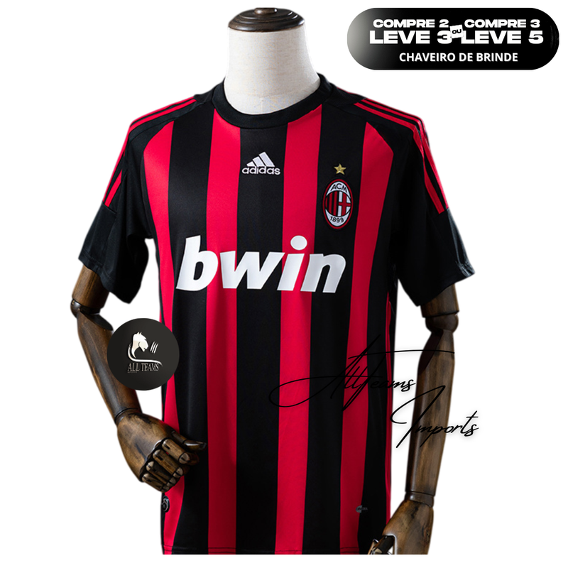 Camisa Retro Milan 2008/09 - Allteams Imports