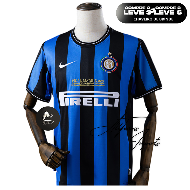 Camisa Retro Inter de Milão 2009/10  (Final Champions ) - Allteams Imports