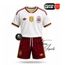 Kit Infantil Seleção Espanha - Campeão Copa do mundo 2006– Uniforme Fora Completo Infantil