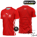 Camisa Suiça - Copa do Mundo 2026 Masculina