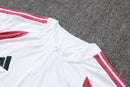 Conjunto de Treino de Inverno Real Madrid 2026/27 Branco e Verde