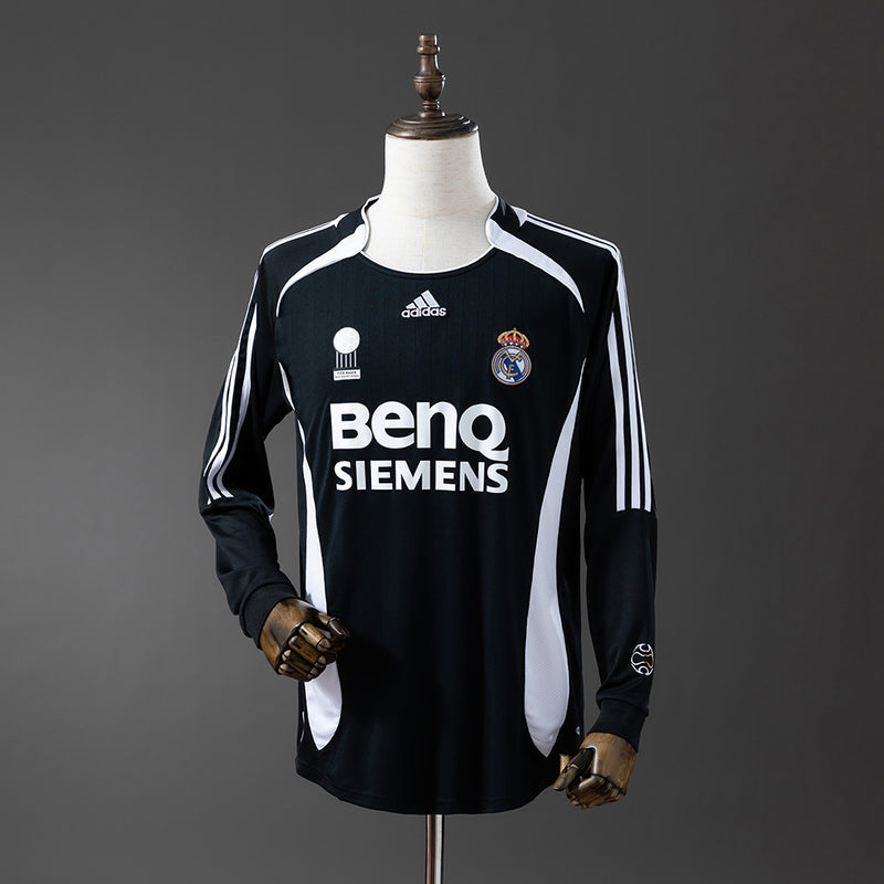 Camisa II Real Madrid 2006 (Galácticos) - Manga Longa - Allteams Imports