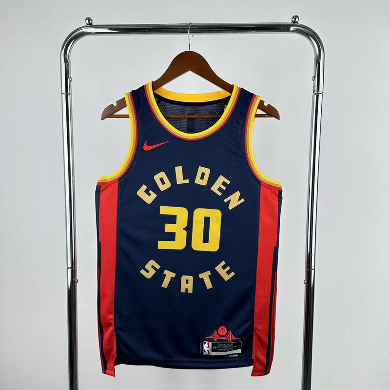 Camisa NBA Golden State Warriors Navy City Edition 24/25 CURRY