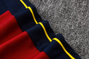 Conjunto de Treino de Inverno Barcelona 2026/27 Azul-Marinho e Vermelho