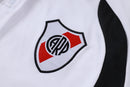Conjunto de Treino de Inverno River Plate 2026/27 Branco e Preto