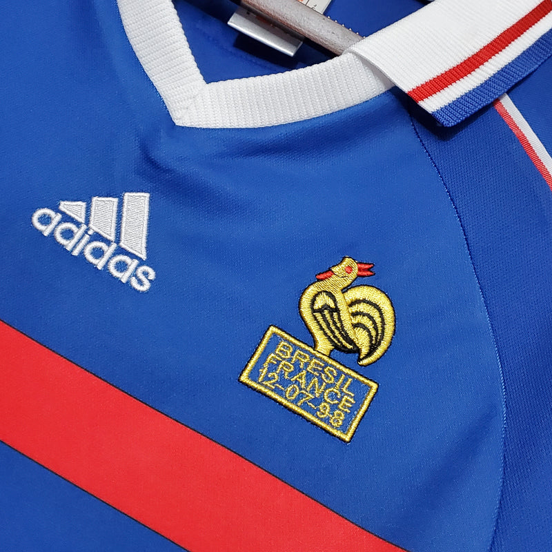 Camisa Retro  Seleção França 98/99 ZIDANE