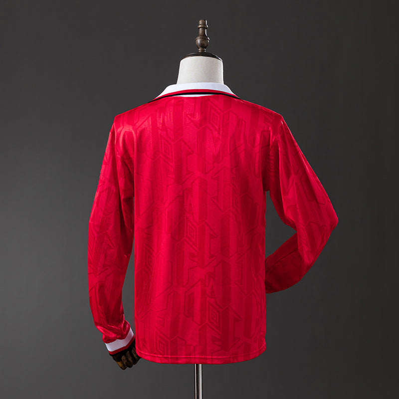 Camisa M. United Retro 1992/94 - Manga Longa - Allteams Imports