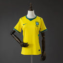 Camisa Feminina Seleção Brasileira Amarela 2026 Copa do Mundo