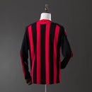 Camisa Retro Manga Longa AC Milan 2009/10 -  Ronaldinho Gaucho Personalizada