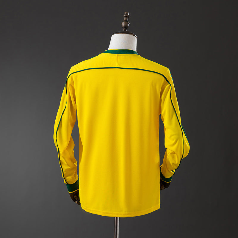 Camisa Seleção Brasileira Retro 1998 - Manga Longa - Allteams Imports