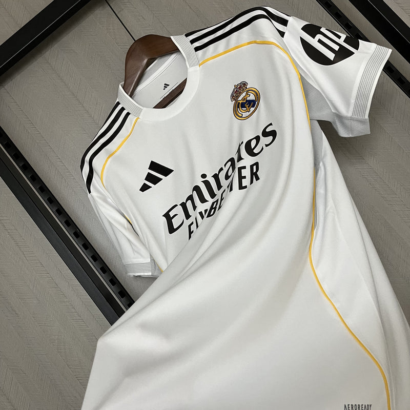 Real Madrid Home Jersey 2025/26 Masculino