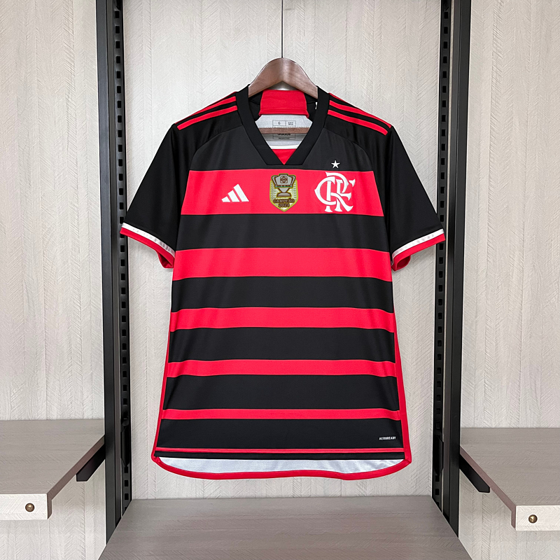 Camisa Flamengo 24/25 + Pacth de Campeão Copa do Brasil (BRINDE)