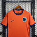 Camisa Holanda Home 2024/25 - Laranja Masculino