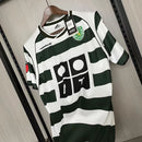 Camisa Retrô Sporting Lisboa 2001/03 Home Cristiano Ronaldo 28 Premium | Allteams Imports