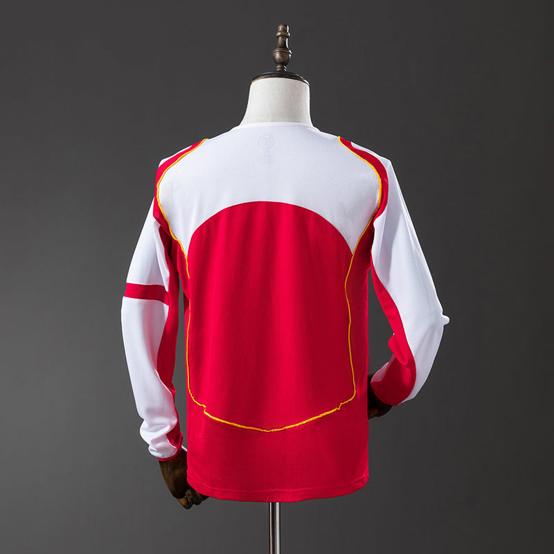 Camisa Arsenal Retro 2004 - Manga Longa - Allteams Imports